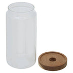 Glass Storage Jar with Acacia Wood Lid 1000ml