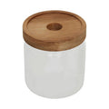 Glass Storage Jar with Acacia wood Lid 700ml