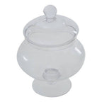 Clear Glass Candy Small Storage Jar