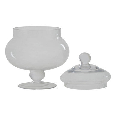 Clear Glass Candy Small Storage Jar