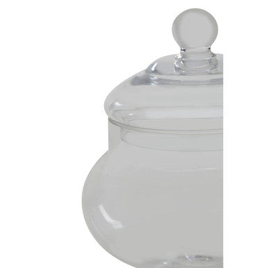 Clear Glass Candy Small Storage Jar