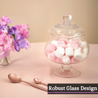 Clear Glass Candy Small Storage Jar