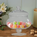 Clear Glass Candy Small Storage Jar