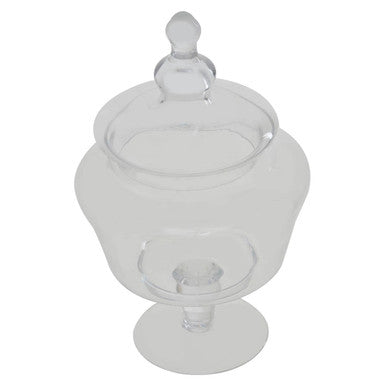 Clear Glass Candy Large Storage Jar