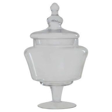 Clear Glass Candy Large Storage Jar