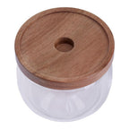 Glass Storage Jar with Acacia Lid 560ml