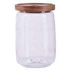 Glass Storage Jar with Acacia Lid 1260 Ml | Tromso