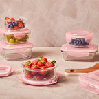 520Ml Square Glass Container
