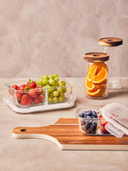 800Ml Square Glass Container