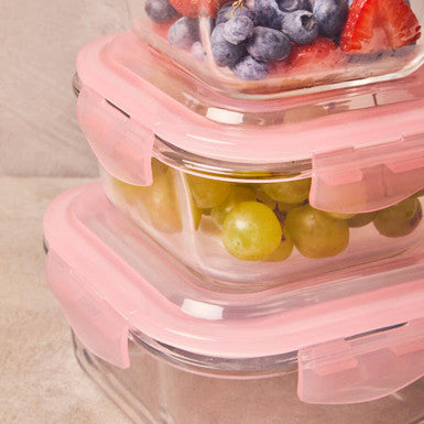 1040Ml Rectangular Glass Container