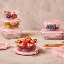 620Ml Round Glass Container