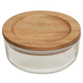 300Ml Glass Container with Acacia Lid