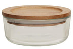 300Ml Glass Container with Acacia Lid
