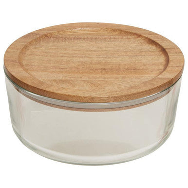 850Ml Glass Container with Acacia Lid