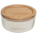 850Ml Glass Container with Acacia Lid
