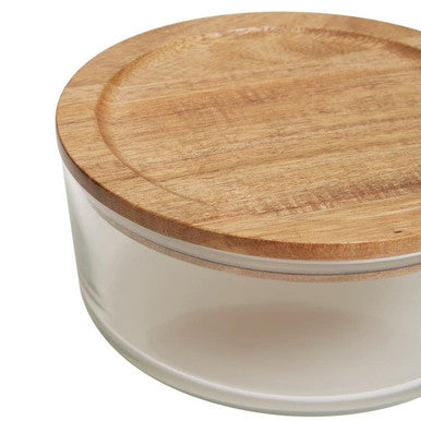 850Ml Glass Container with Acacia Lid