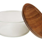 850Ml Glass Container with Acacia Lid