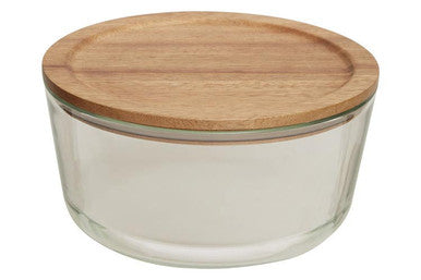 1650Ml Glass Container with Acacia Lid