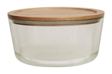 1650Ml Glass Container with Acacia Lid