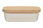 640Ml Glass Container with Bamboo Lid