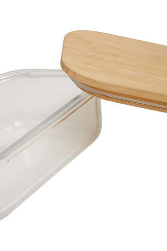 640Ml Glass Container with Bamboo Lid