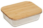 Glass Container with Bamboo Lid 1040ml