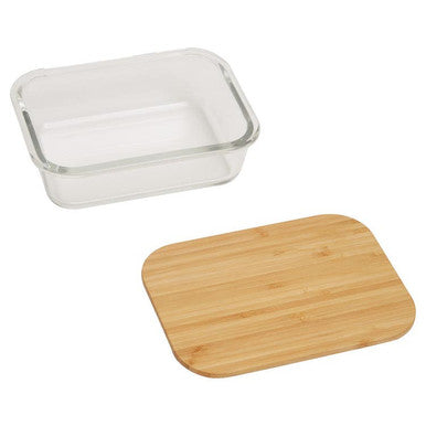 Glass Container with Bamboo Lid 1040ml