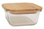 320Ml Glass Container with Bamboo Lid