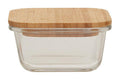 320Ml Glass Container with Bamboo Lid