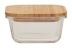 320Ml Glass Container with Bamboo Lid