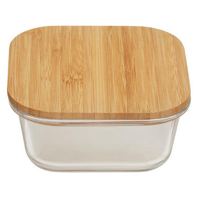 520Ml Glass Container with Bamboo Lid