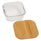 520Ml Glass Container with Bamboo Lid