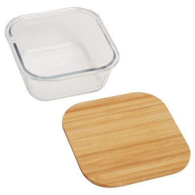 800Ml Glass Container with Bamboo Lid