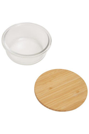 400Ml Glass Container with Bamboo Lid