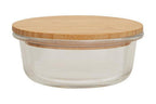 400Ml Glass Container with Bamboo Lid