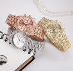 Women's Crystal Quartz Analog Wrist Watch