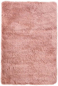 Soft Washable Pink Shaggy Rug