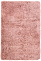 Soft Washable Pink Shaggy Rug