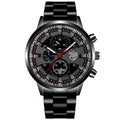 Stainless Steel Luminous Quartz Wristwatches