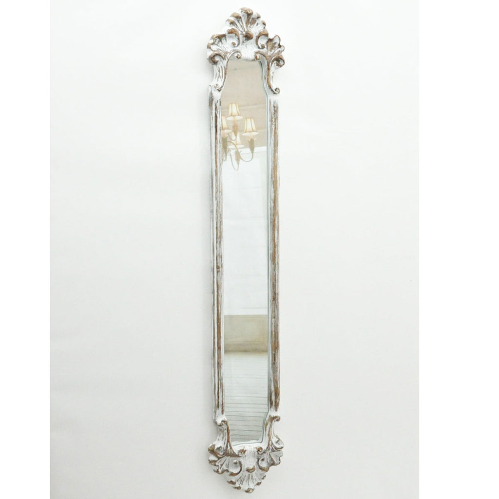 15 x 109cm Antique Washed Mirror