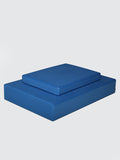 Yoga & Pilates Head and Sitting Block Twin Pack Blue