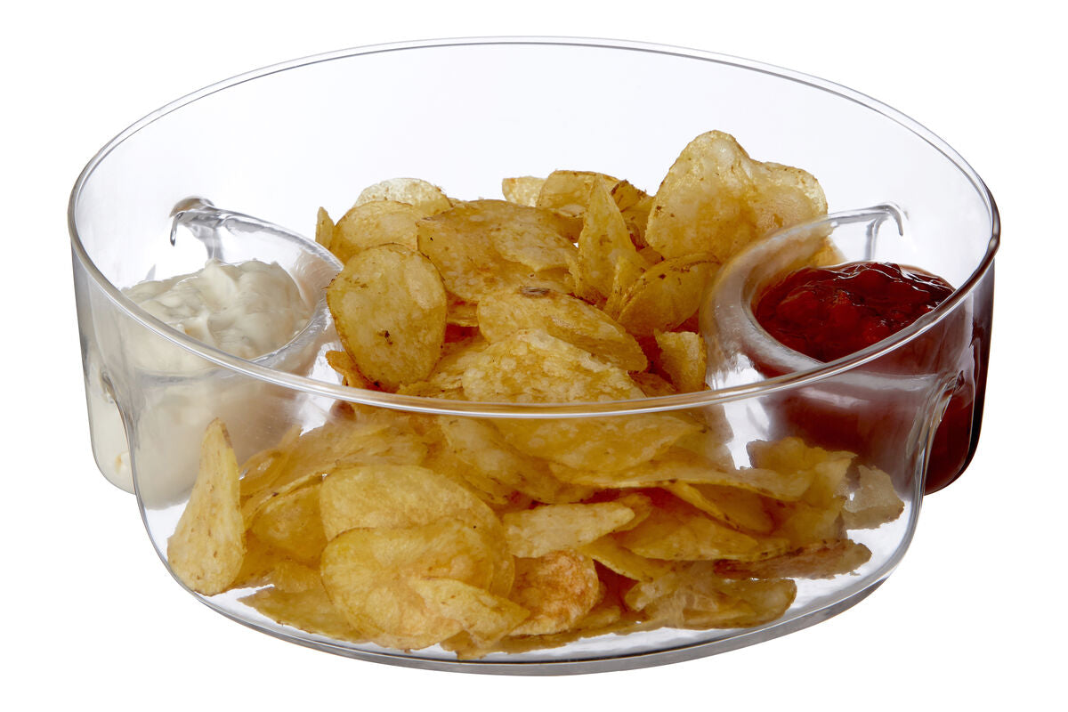 3 Section Curved Sided Dish
