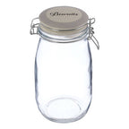 Biscuit Glass Storage Jar 1500ml