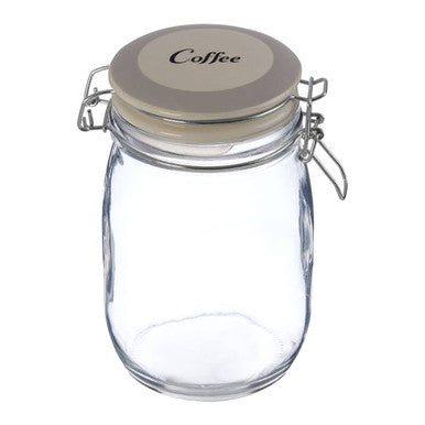 Coffee Glass Storage Jar 1000ml