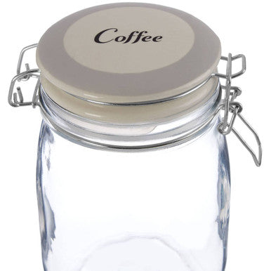 Coffee Glass Storage Jar 1000ml