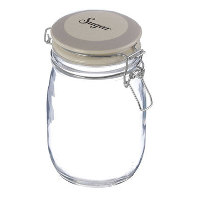 Sugar Glass Storage Jar 1000ml