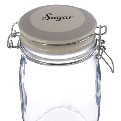 Sugar Glass Storage Jar 1000ml
