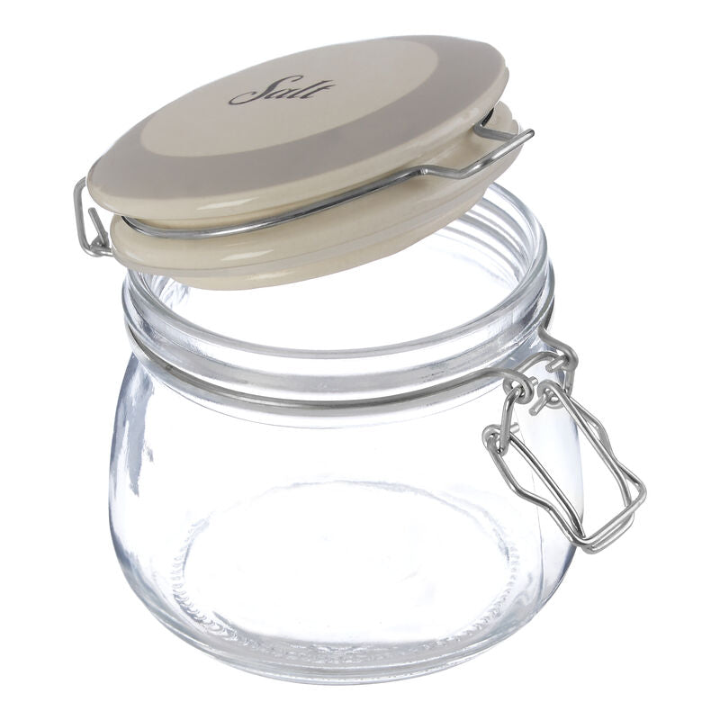 Salt Glass Storage Jar 500ml