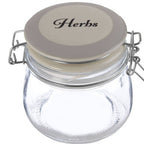 Herbs Glass Storage Jar 500ml
