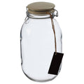 Glass Storage Jar with Ceramic Lid 3000ml
